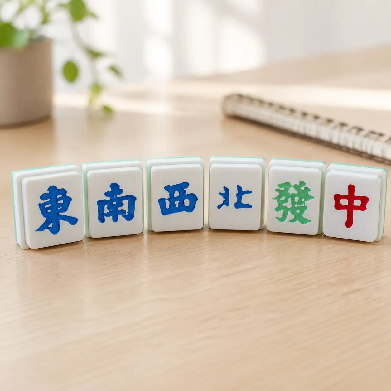 Mahjong Tile Keychain