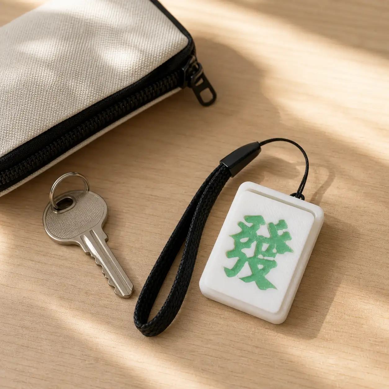 Mahjong Tile Keychain